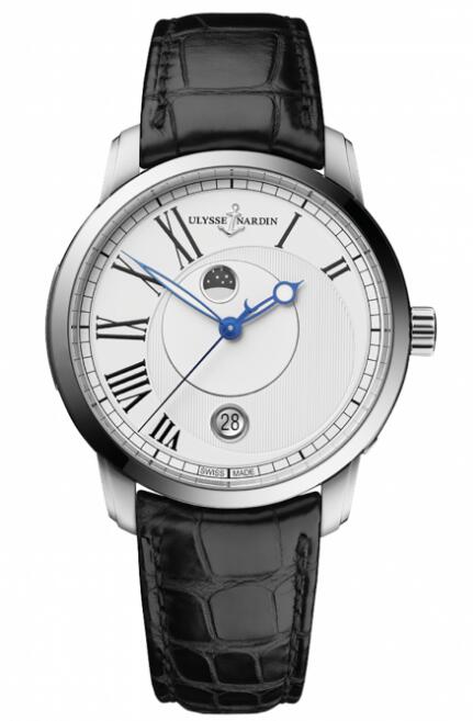 Review Best Ulysse Nardin Classic Luna 8293-122-2/40 watches sale
